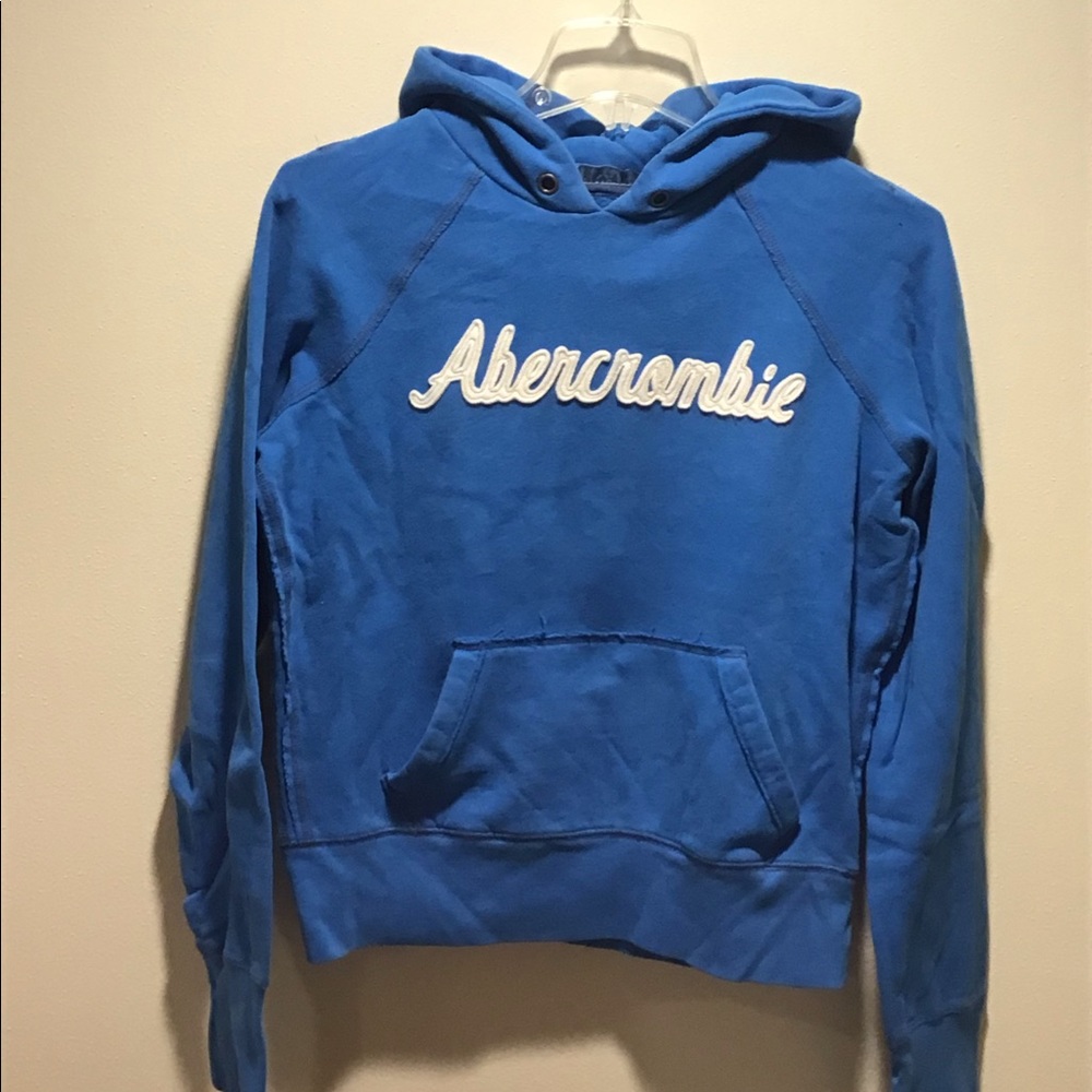 Abercrombie and Fitch blue hoodie